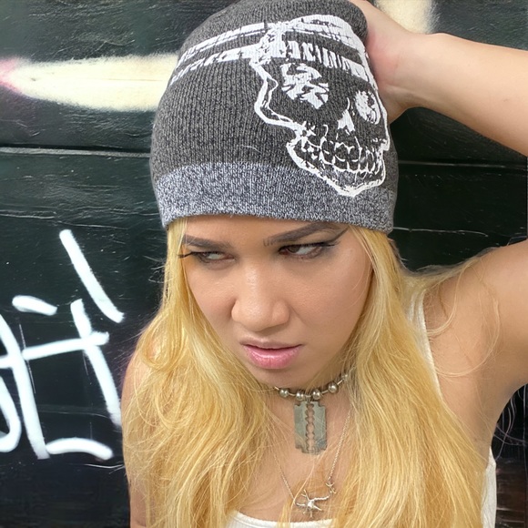 Accessories - SOLD Skull Beanie ☠️